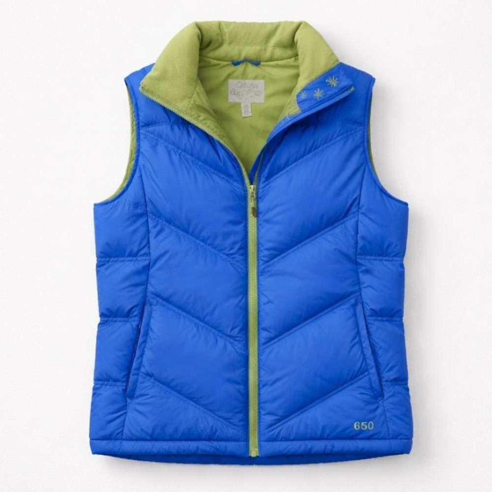 Cabela's Premium Goose Down Puffer Vest Womens Sz Small
